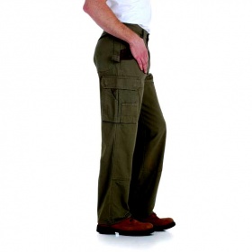 Брюки с боковыми накладными карманами Wrangler® Ripstop Ranger Pant, 100% cotton Loden Color (рост 190-210см)